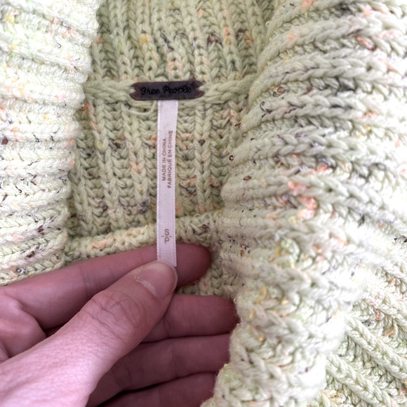 Free People Leo Tunic, Marled Bright Yellow, size small - Picture 3 of 5